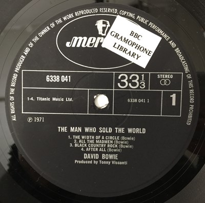 Lot 153 - DAVID BOWIE - THE MAN WHO SOLD THE WORLD LP (UK 'TONNY' ORIGINAL DRESS SLEEVE - MERCURY - 6338 041)