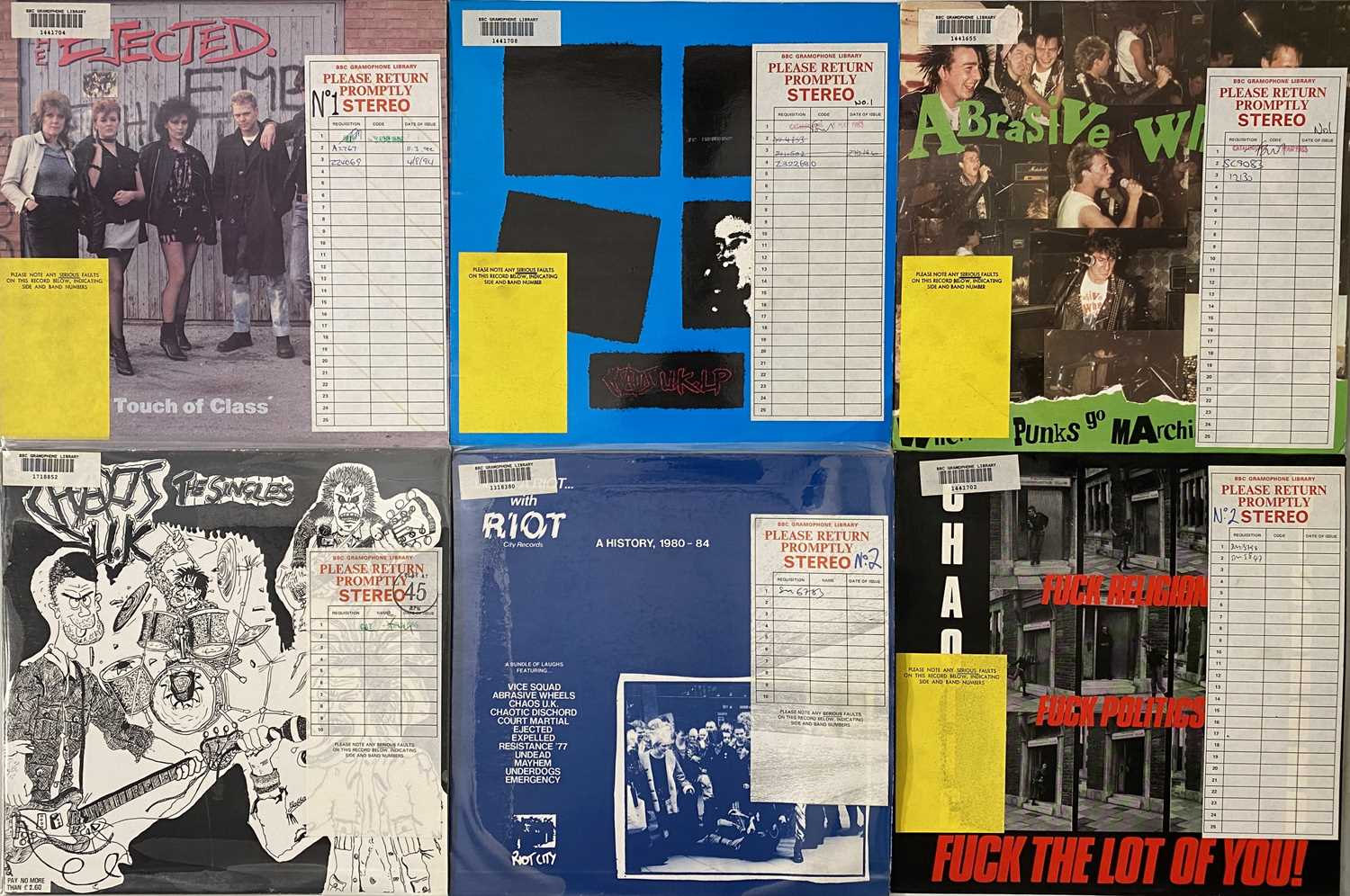 Lot 168 - RIOT CITY RECORDS - LP PACK