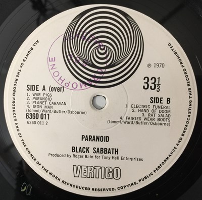 Lot 198 - BLACK SABBATH - VERTIGO SWIRL LP PACK