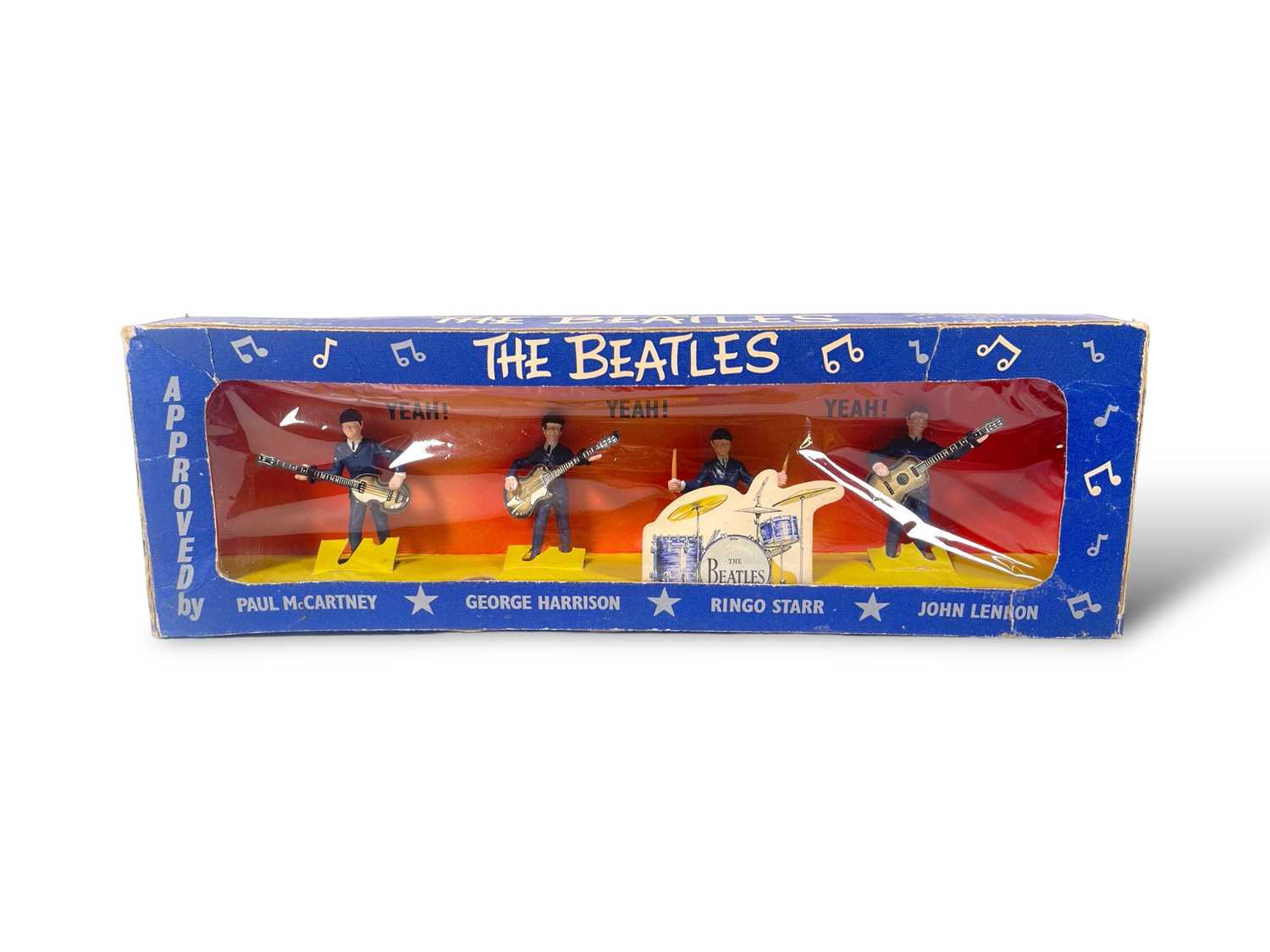 Lot 145 - THE BEATLES - FULL SET OF SUBBUTEO FIGURES