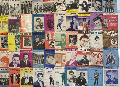 Lot 27 - SHEET MUSIC COLLECTION INC BEATLES / STONES.