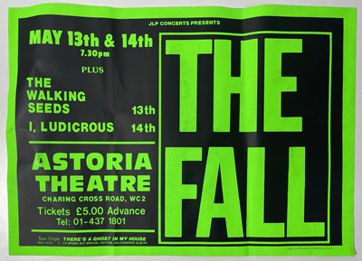 Lot 442 - MARK E. SMITH / THE FALL - AN ORIGINAL 1987 CONCERT POSTER.