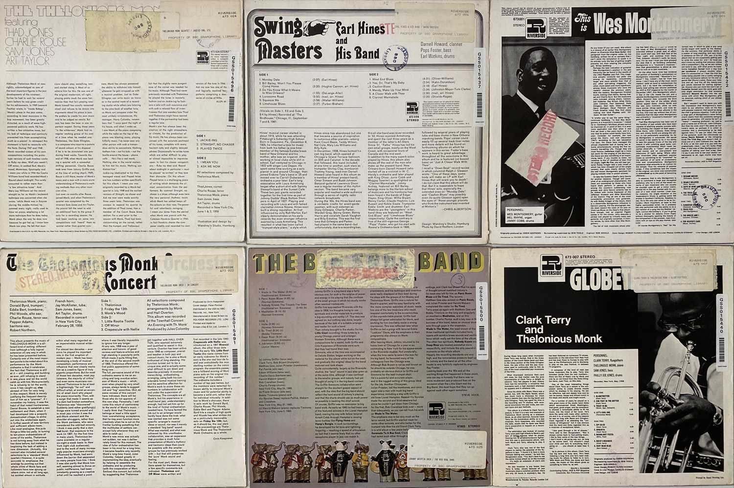 Lot 96 JAZZ RIVERSIDE RECORDS LP COLLECTION