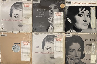 Lot 100 - MARIA CALLAS - COLUMBIA STEREO ORIGINAL STEREO RECORDING LPs