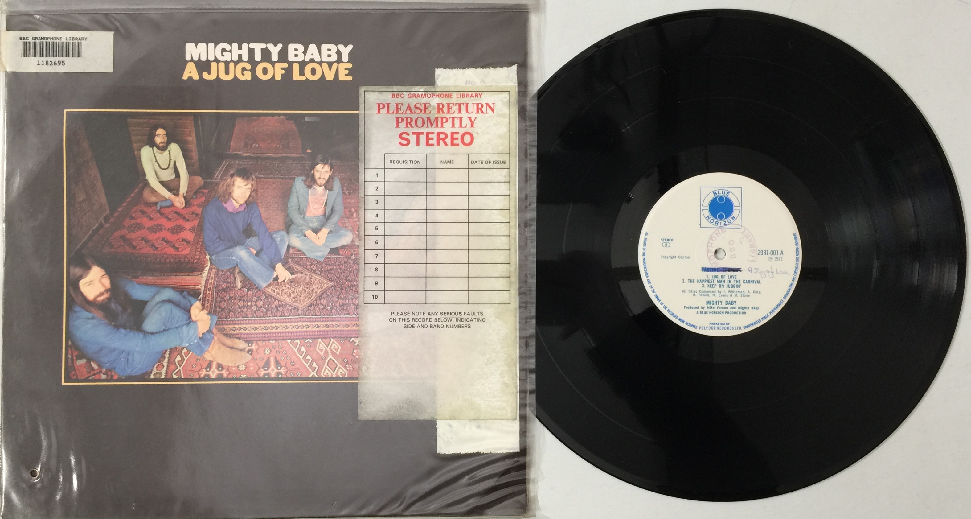 Lot 204 - MIGHTY BABY - A JUG OF LOVE LP (UK ORIGINAL -