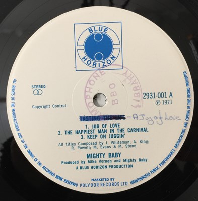 Lot 204 - MIGHTY BABY - A JUG OF LOVE LP (UK ORIGINAL - BLUE HORIZON 2931 001)