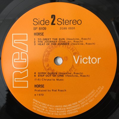 Lot 207 - HORSE - HORSE LP (UK ORIGINAL - RCA VICTOR SF 8109)