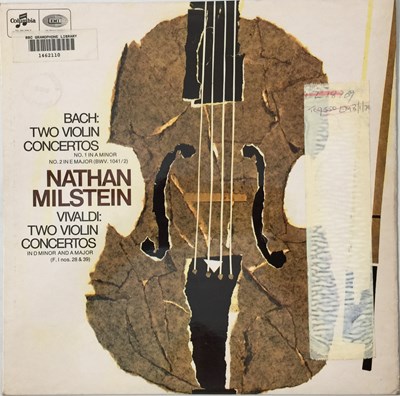 Lot 109 - NATHAN MILSTEIN - BACH TWO VIOLIN CONCERTOS LP (ORIGINAL UK STEREO RECORDING - COLUMBIA SAX 5285)