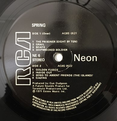 Lot 210 - SPRING - SPRING LP (RCA - NE 6 - ORIGINAL UK PRESSING)