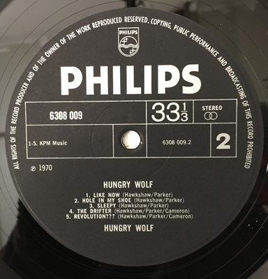 Lot 212 - HUNGRY WOLF - HUNGRY WOLF LP (UK ORIGINAL - PHILIPS 6308 009)