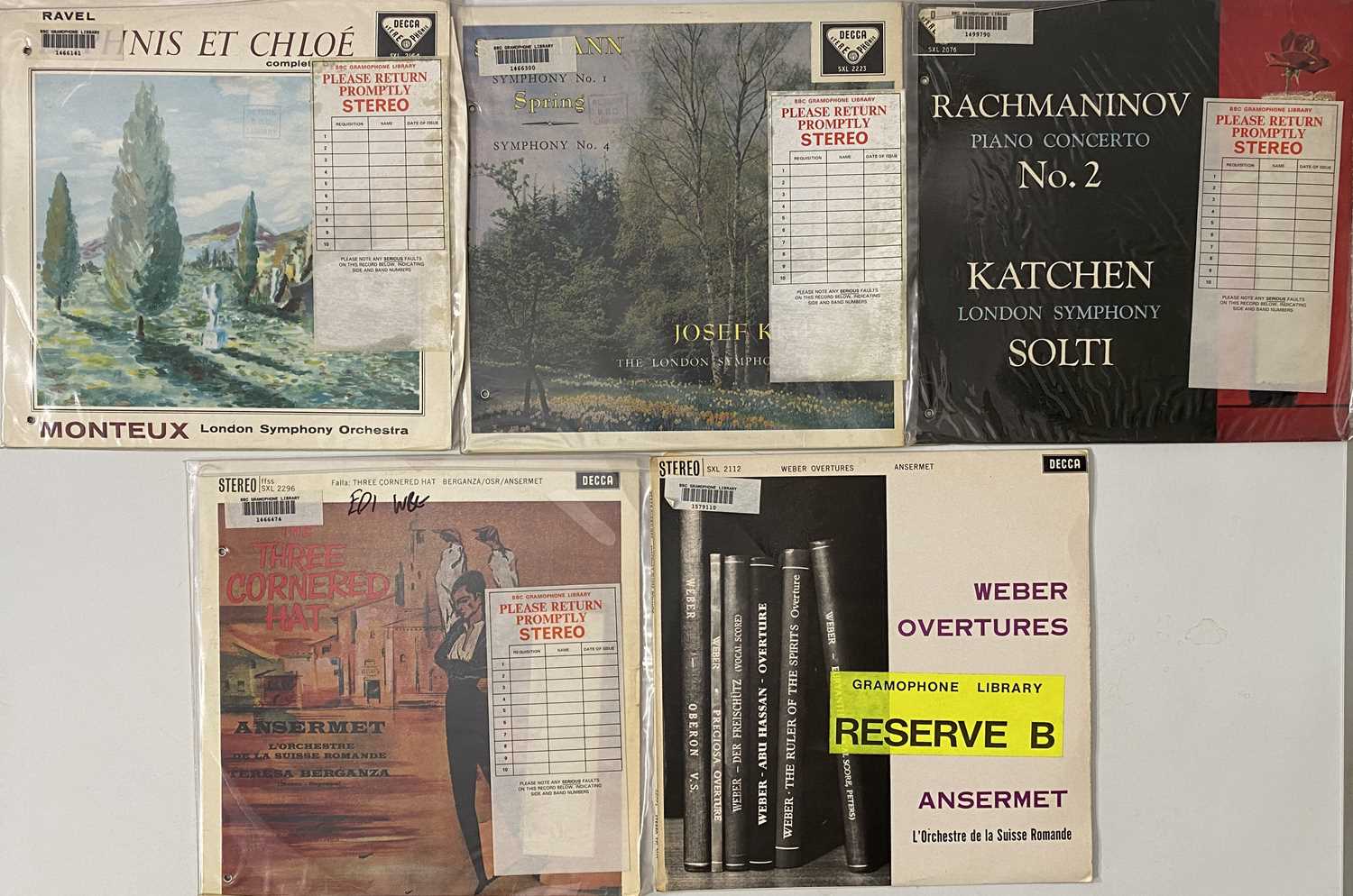 Lot 118 - DECCA - ED1 STEREO LPs