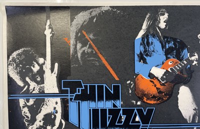 Lot 146 - THIN LIZZY - ORIGINAL 1975 DERBY CONCERT POSTER.