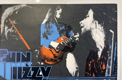 Lot 146 - THIN LIZZY - ORIGINAL 1975 DERBY CONCERT POSTER.