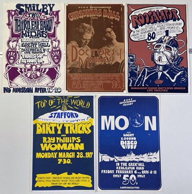 Lot 139 - DERBY CONCERT POSTER ARCHIVE - 1970S BANDS.