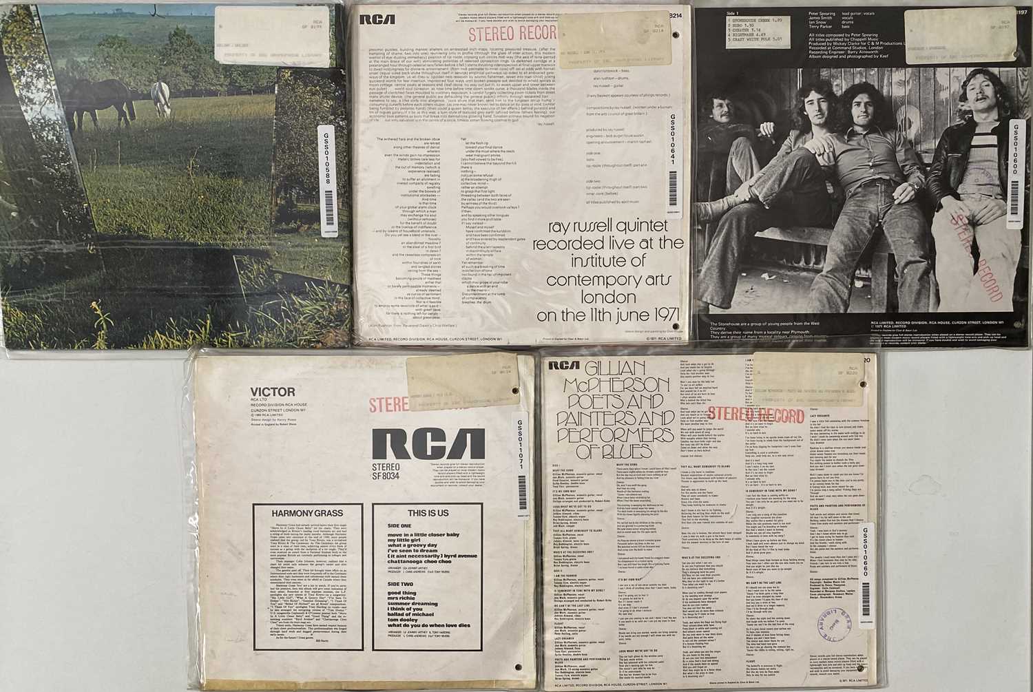 Lot 124 RCA VICTOR 1970/1 UK PRESSING RARITIES