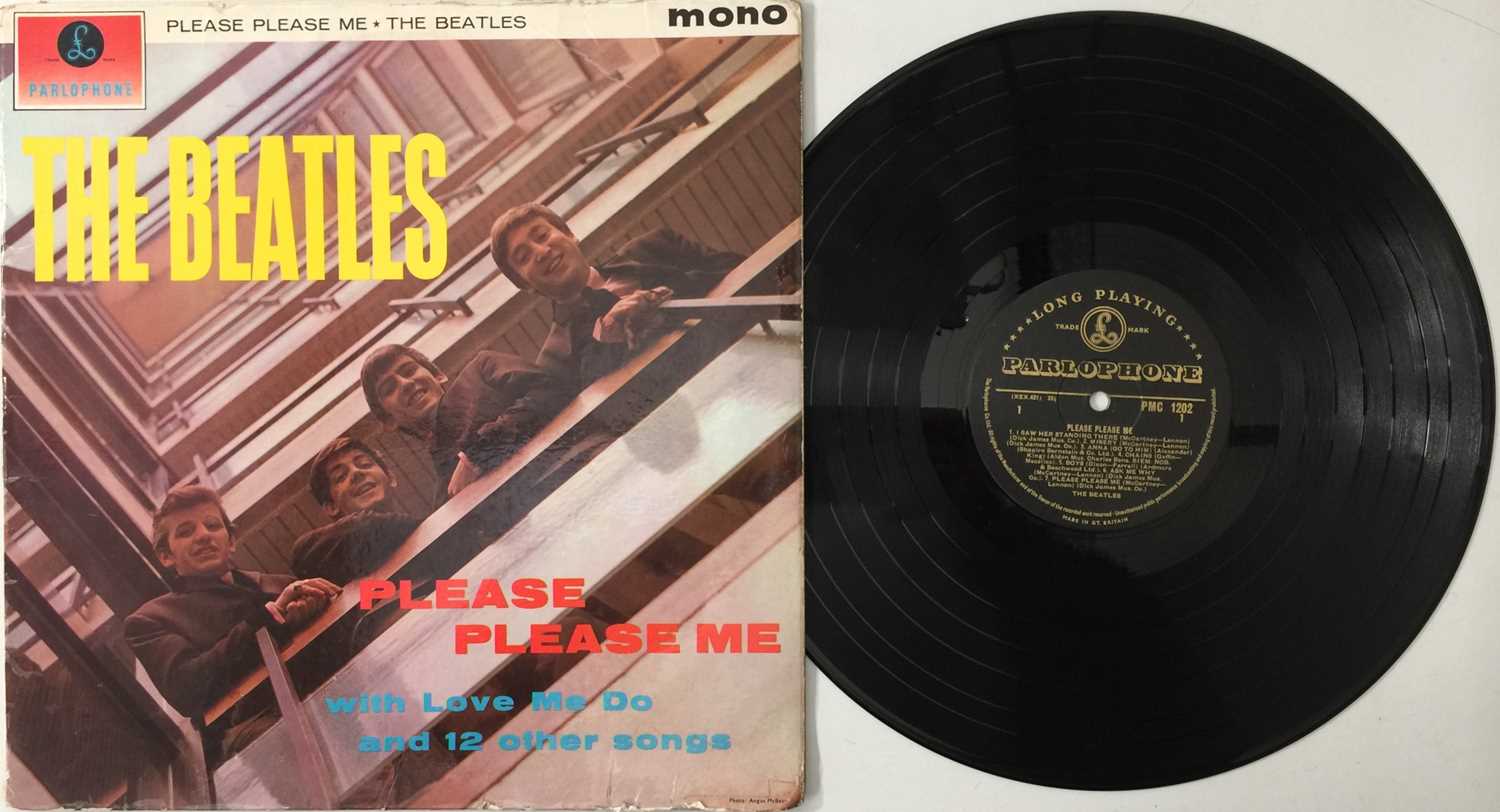 Lot 612 - THE BEATLES - PLEASE PLEASE ME LP (1ST UK MONO 'BLACK AND GOLD' - PMC 1202).