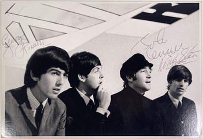 Lot 340 - THE BEATLES FULLY SIGNED PHOTOGRAPH.
