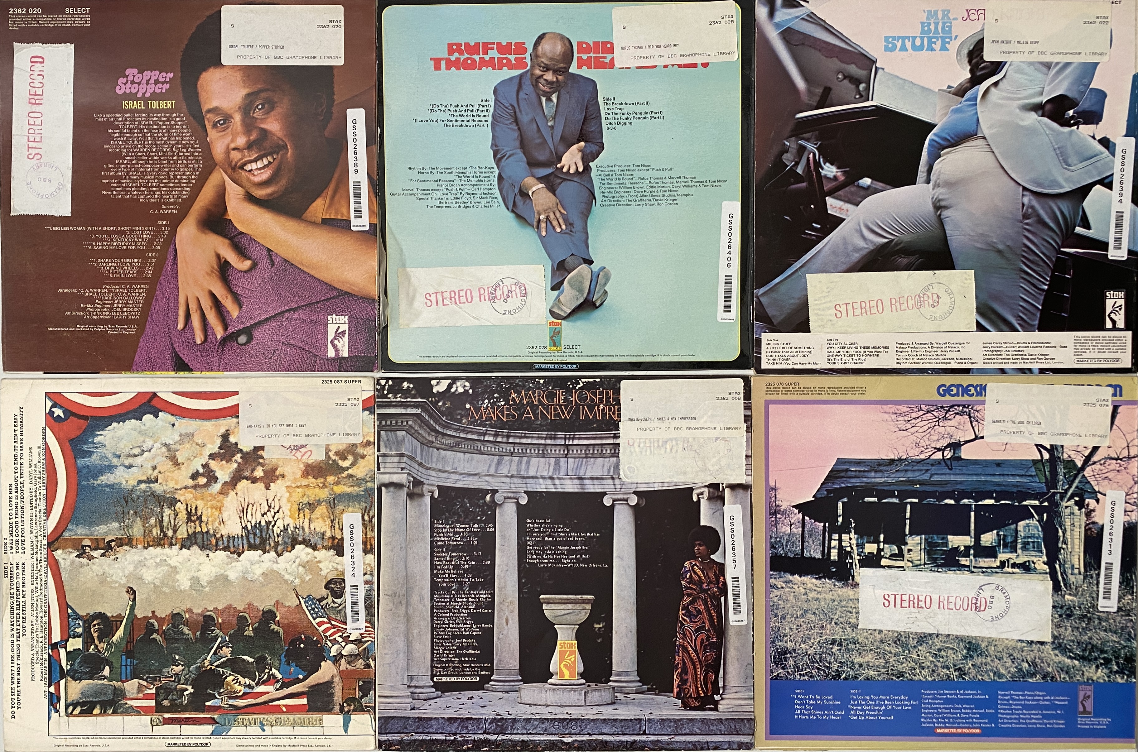 Lot 4 - STAX RECORDS - LP COLLECTION.