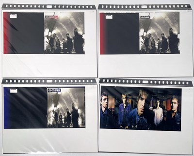 Lot 482 - OASIS - ORIGINAL HEATHEN CHEMISTRY PROOF CD SLEEVES. ﻿