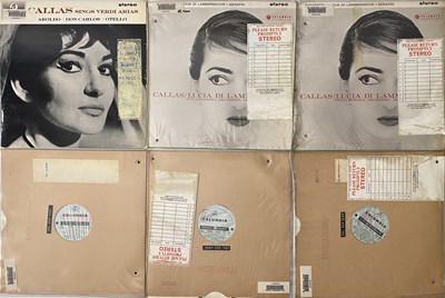 Lot 12 - MARIA CALLAS / SCHWARZKOPF - COLUMBIA STEREO ORIGINAL STEREO RECORDING LPs