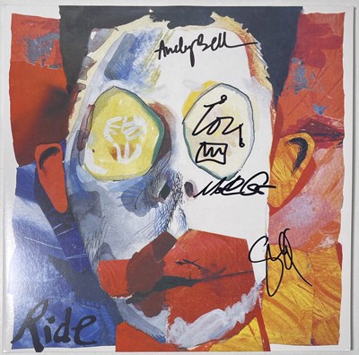 Lot 481 - RIDE - A FULLY SIGNED 'GOING BLANK AGAIN' LP.