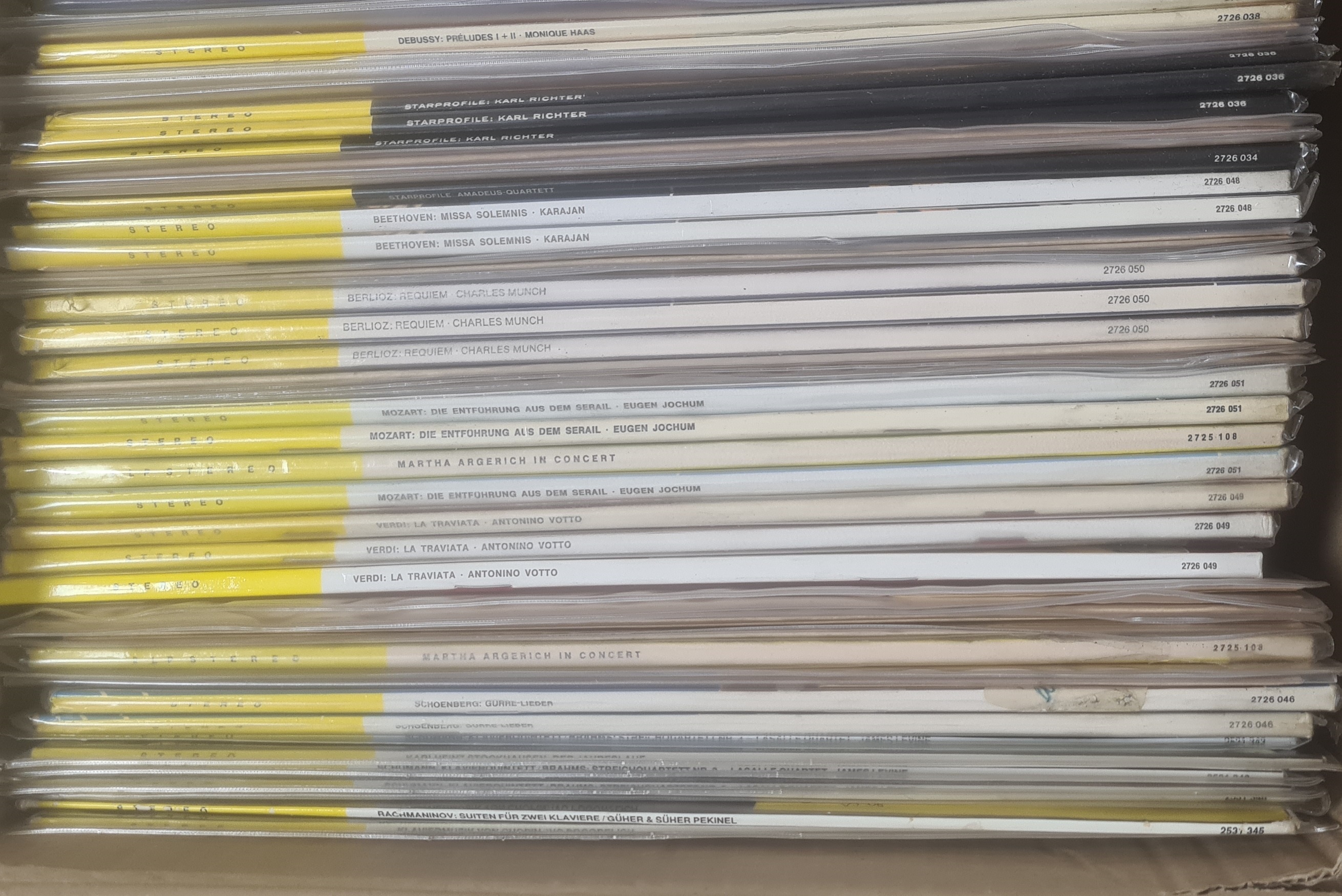 Gramophone Label Lot 188 - CLASSICAL - DEUTSCHE GRAMMOPHON - LP