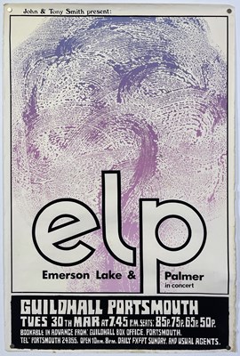 Lot 173 - EMERSON, LAKE AND PALMER - ORIGINAL CONCERT POSTER.