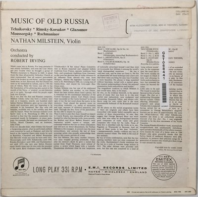 Lot 16 - NATHAN MILSTEIN - MUSIC OF OLD RUSSIA LP (ORIGINAL UK STEREO RECORDING - COLUMBIA SAX 2563)