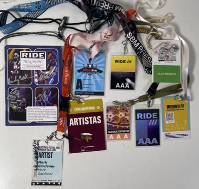 Lot 479 - RIDE - A COLLECTION OF MARK GARDENER OWNED AND USED AAA PASSES.