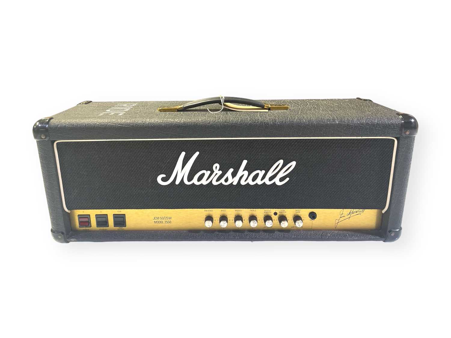 Lot 480 - RIDE - BAND USED MARSHALL 2550 AMPLIFIER.