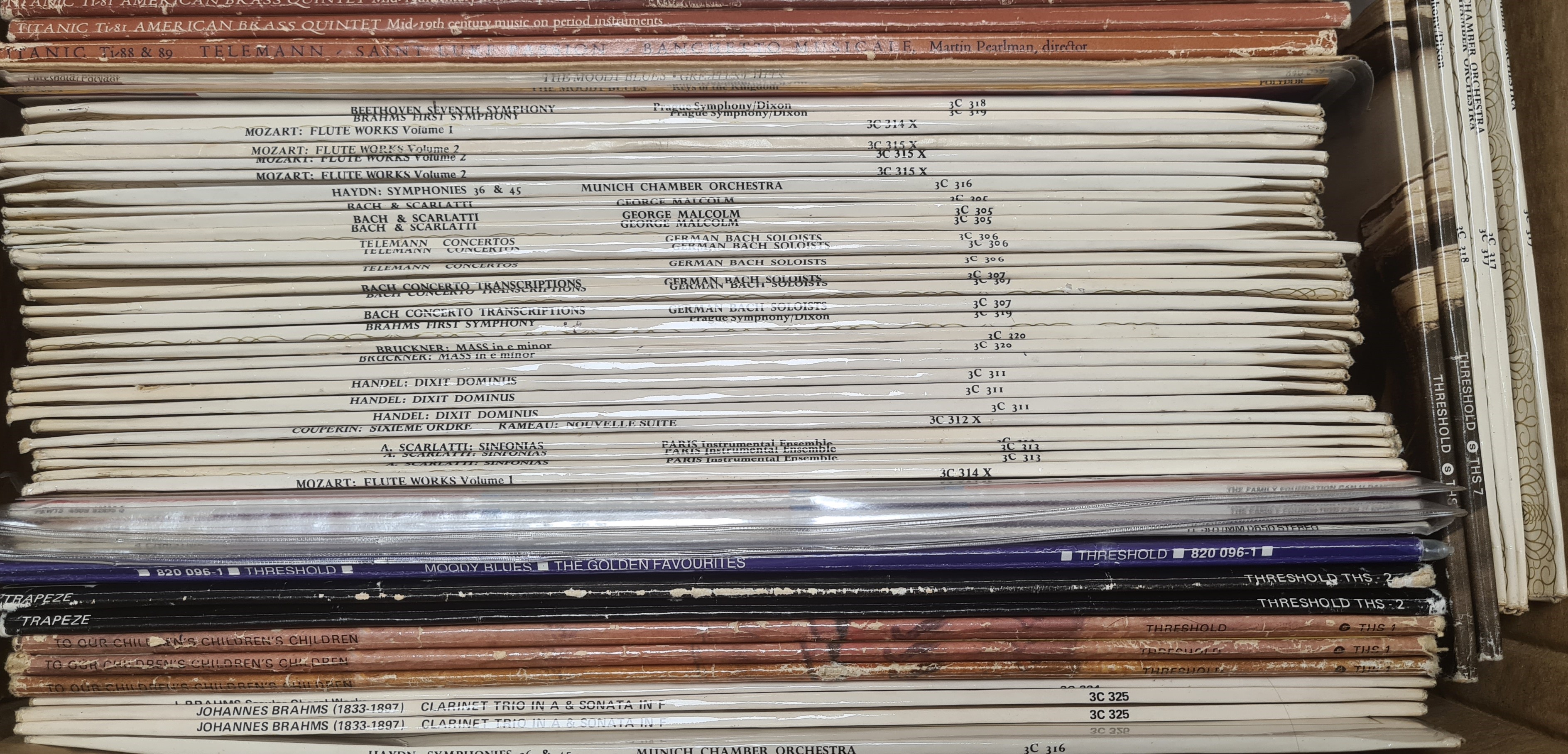 Lot 244 - T LABELS - LP COLLECTION (THRESHOLD/