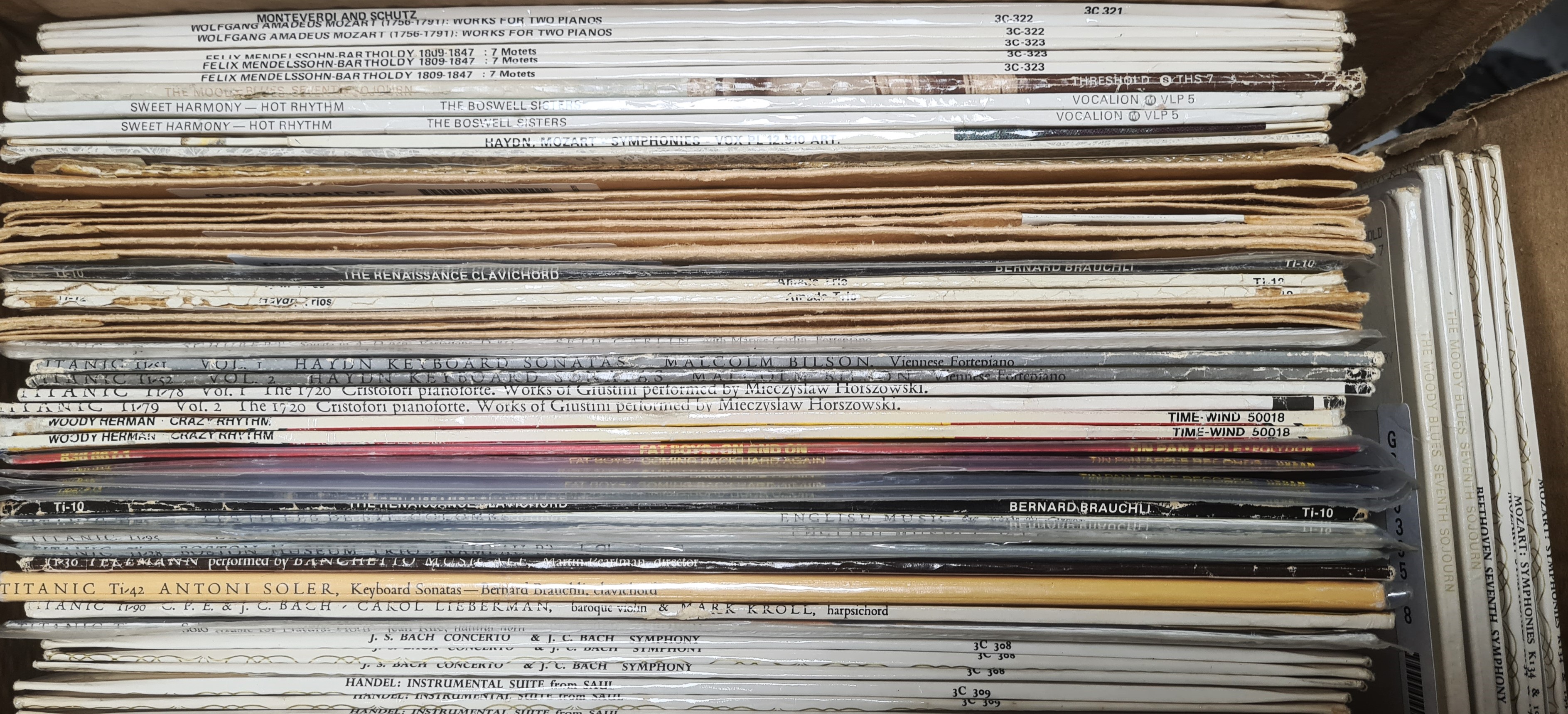 Lot 244 - T LABELS - LP COLLECTION (THRESHOLD/