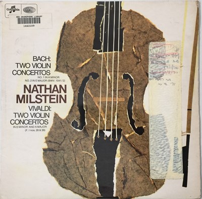 Lot 18 - NATHAN MILSTEIN - BACH TWO VIOLIN CONCERTOS LP (ORIGINAL UK STEREO RECORDING - COLUMBIA SAX 5285)