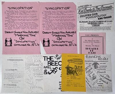 Lot 2200136 - C 1980S MANCHESTER HANDBILLS INC THEATRE OF HATE.