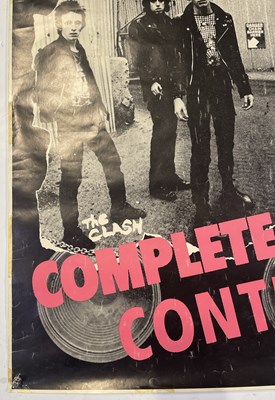 Lot 160 - THE CLASH - ORIGINAL COMPLETE CONTROL POSTER.