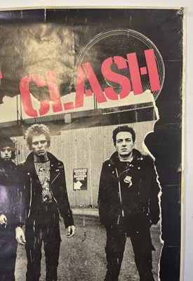 Lot 160 - THE CLASH - ORIGINAL COMPLETE CONTROL POSTER.