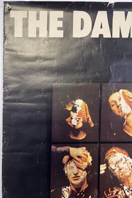 Lot 161 - THE DAMNED - ORIGINAL DAMNED DAMNED DAMNED ALBUM PROMO POSTER.