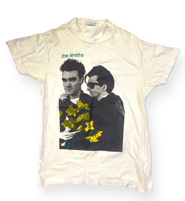 Lot 509 - THE SMITHS / MORRISEY - RARE C 1980S MARR/MORRISSEY T-SHIRT DESIGN.