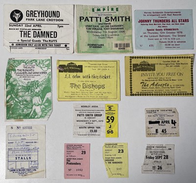 Lot 103 - PUNK / POST PUNK TICKET COLLECTION.