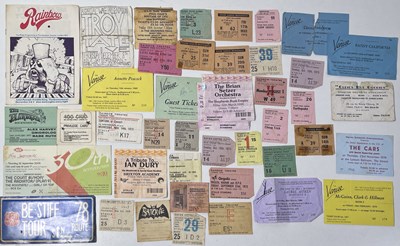 Lot 107 - ROCK AND POP TICKET AND PROGRAMME COLLECTION - 70S.