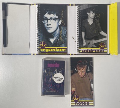 Lot 212 - BRITPOP / INDIE - BLUR / SUEDE SIGNED ITEMS.