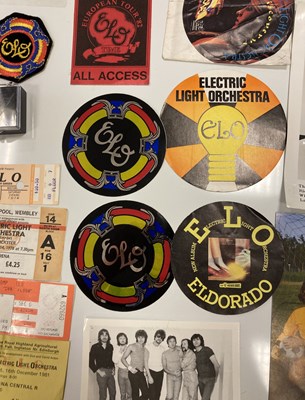 Lot 367 - ELECTRIC LIGHT ORCHESTRA CONCERT MEMORABILIA