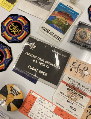 Lot 367 - ELECTRIC LIGHT ORCHESTRA CONCERT MEMORABILIA