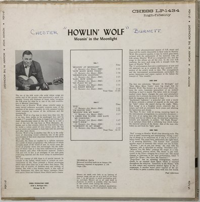 Lot 160 - HOWLIN' WOLF - MOANIN' IN THE MOONLIGHT LP (CHESS LP 1434 - ORIGINAL US PRESSING)