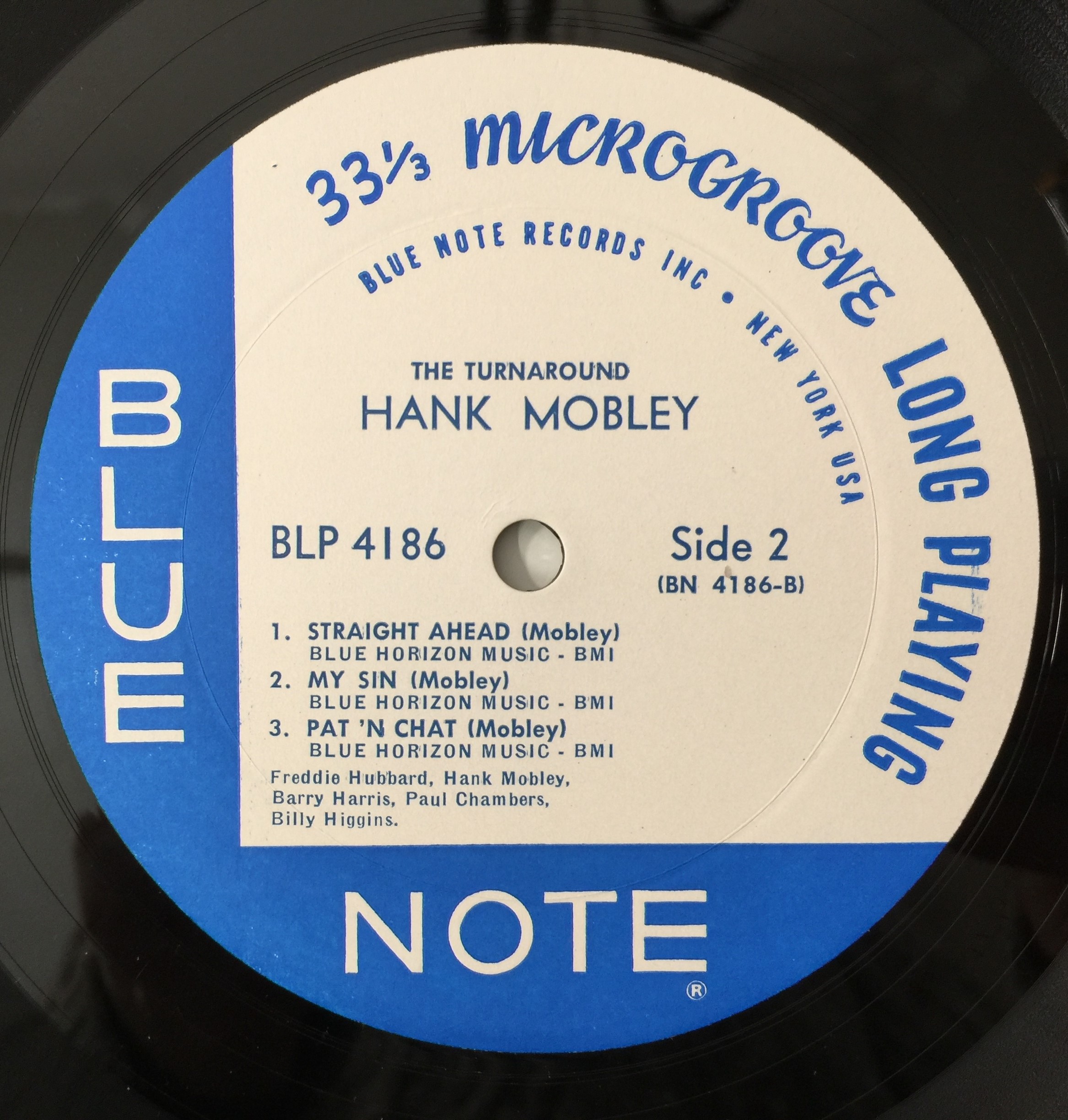 Lot 162 - HANK MOBLEY - THE TURNAROUND! LP (BLUE NOTE