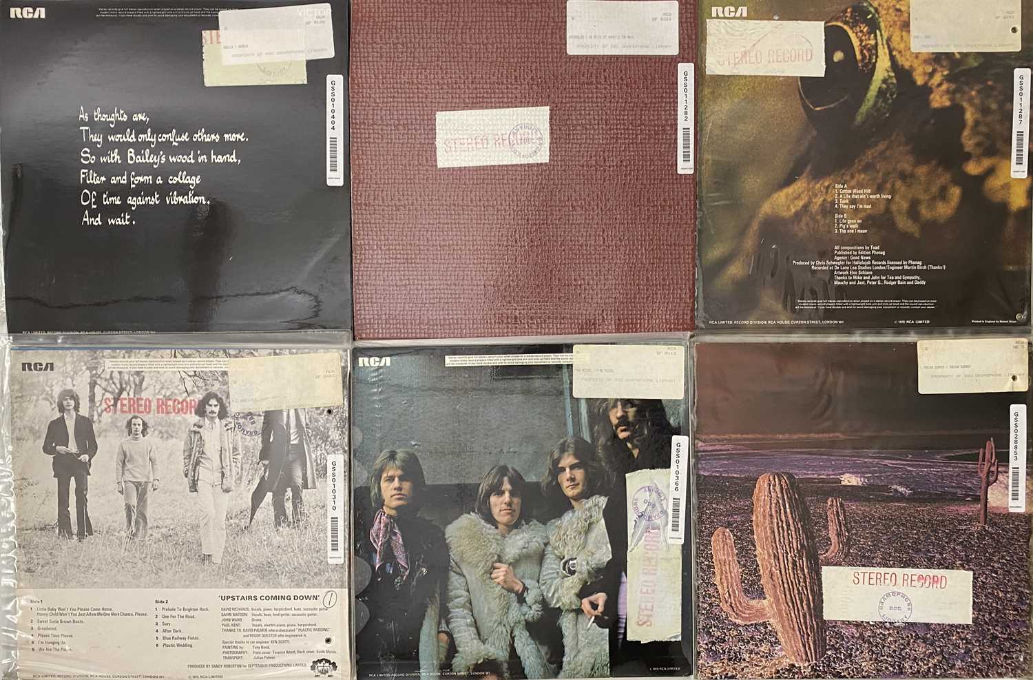 Rca Rocks Lot 441 - RCA RECORDS - PROG/PSYCH/ROCK LPs