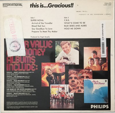 Lot 390 - GRACIOUS - THIS IS GRACIOUS!! LP (ORIGINAL UK COPY - PHILIPS INTERNATIONAL 6382 004)