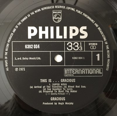 Lot 390 - GRACIOUS - THIS IS GRACIOUS!! LP (ORIGINAL UK COPY - PHILIPS INTERNATIONAL 6382 004)