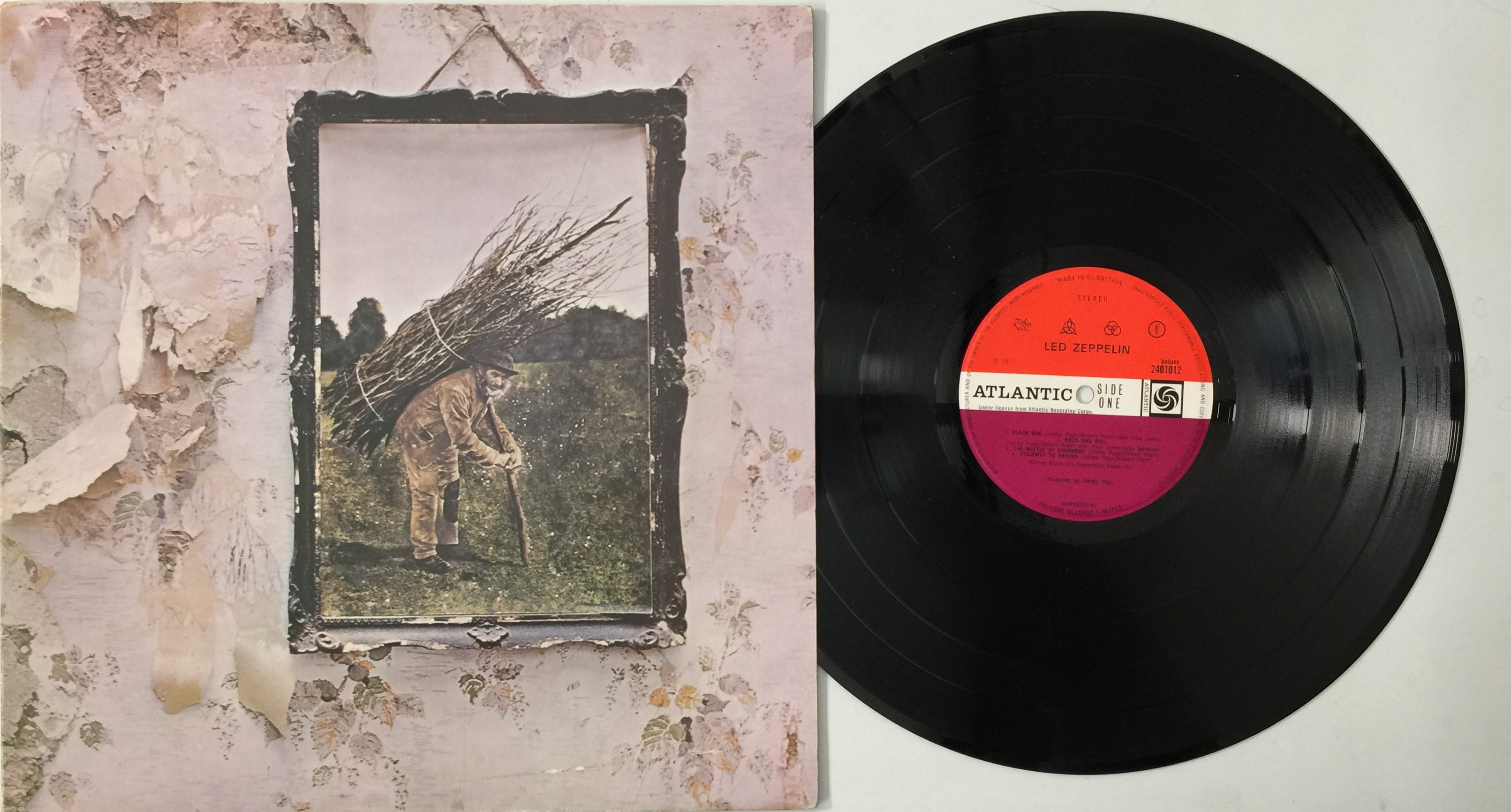 Led Zeppelin Version Lot 672 - LED ZEPPELIN - UNTITLED LP (2401012 - EARLY