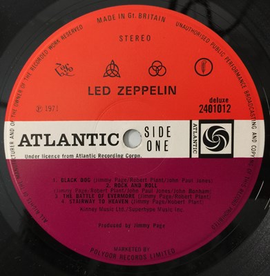 Lot 672 - LED ZEPPELIN - UNTITLED LP (2401012 - EARLY UK COPY)